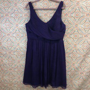 J. Crew | Purple Chiffon Bridesmaid Formal Dress
